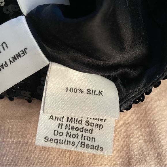 Jenny Packham Sequin Cropped Tank Top - Picture 6 of 7